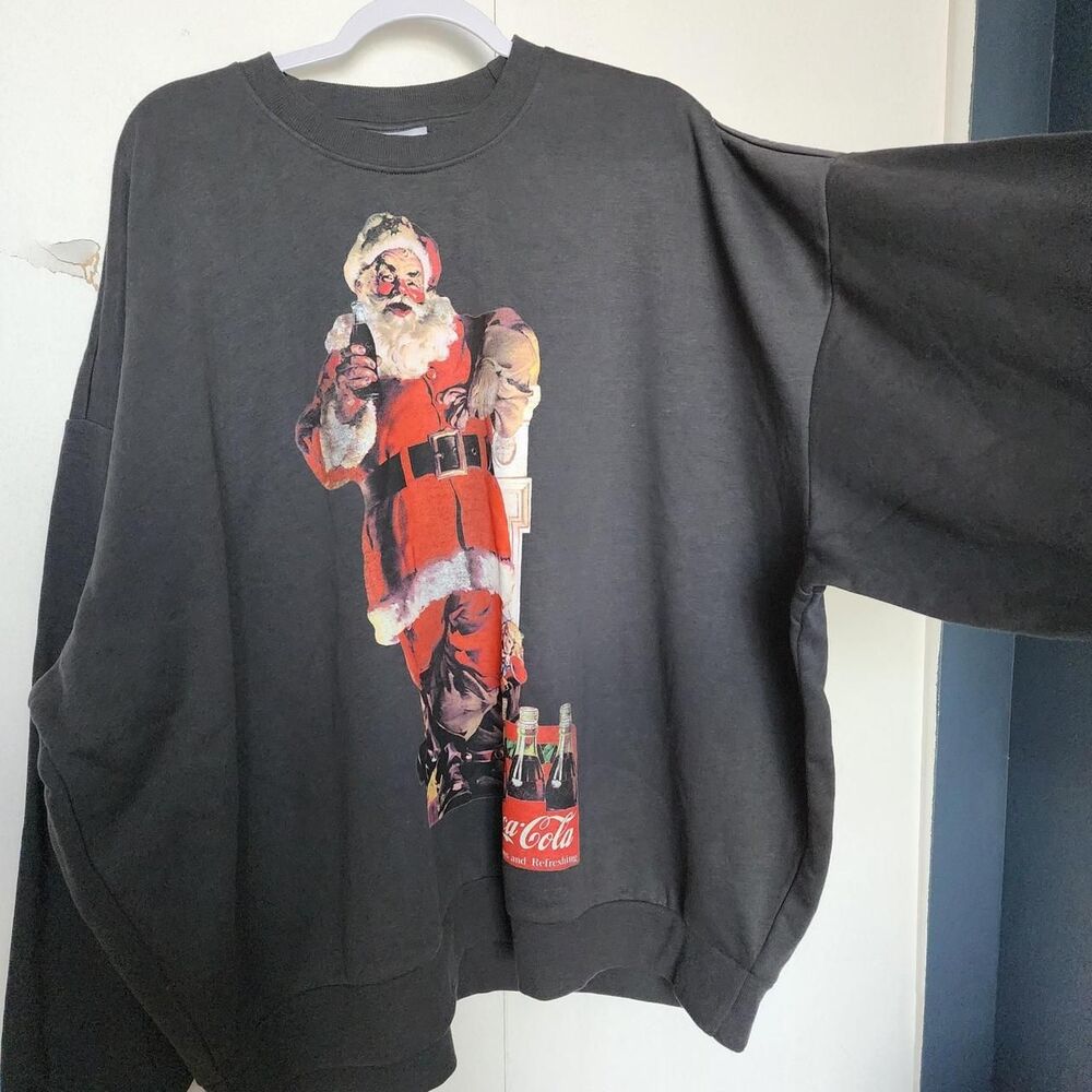 Coca-cola Men's Black Sweatshirt